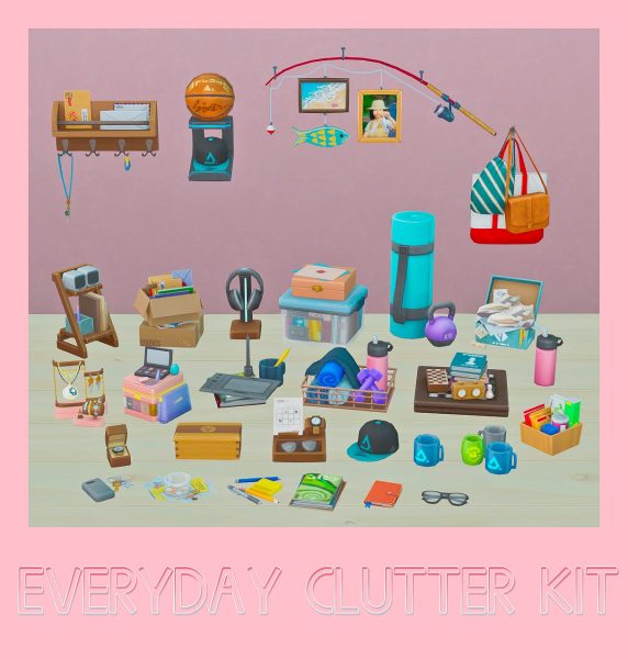 「Everyday Clutter Kit」「Pastel Pop Kit」のアイテムまとめ meonmeon